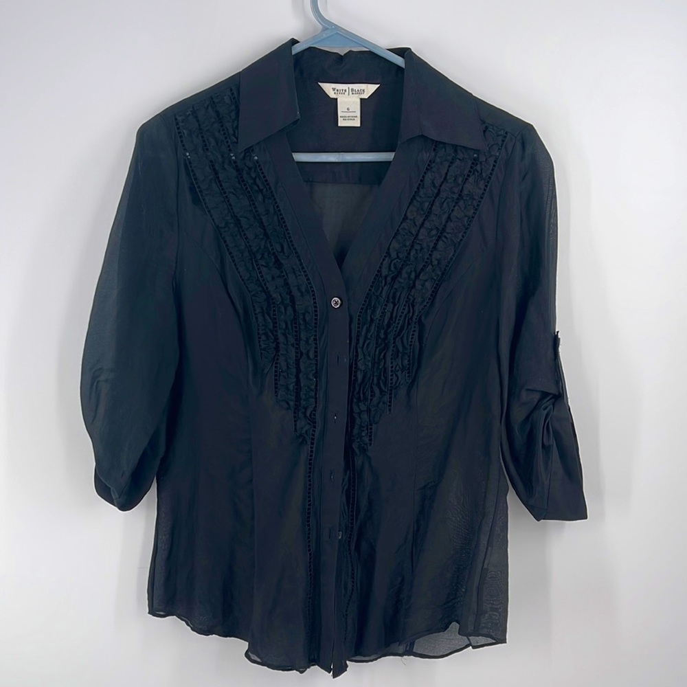 White House Black Market black blouse